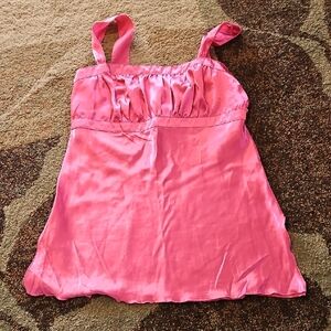 Self Esteem Hot Pink Satin Cami